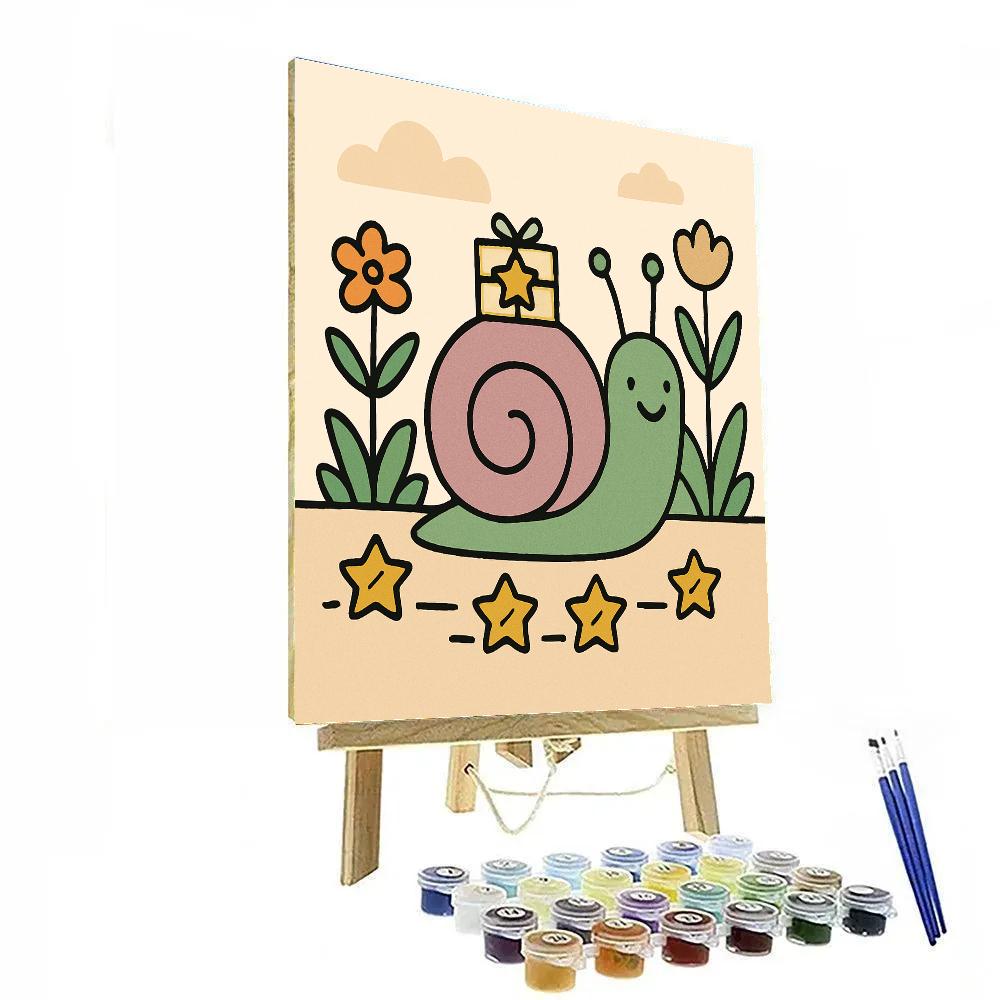 Stellar Snail Mail paint by numbers