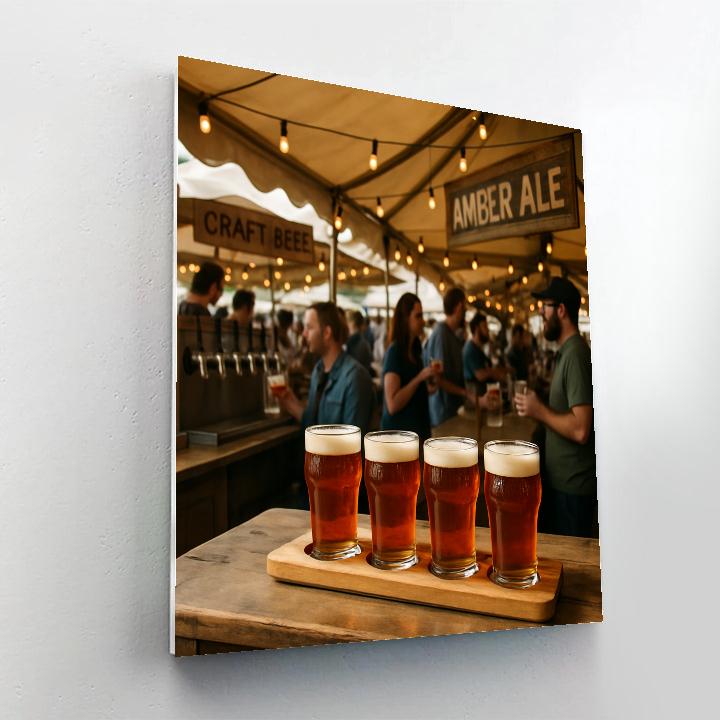 Semana De La Cerveza Market paint by numbers