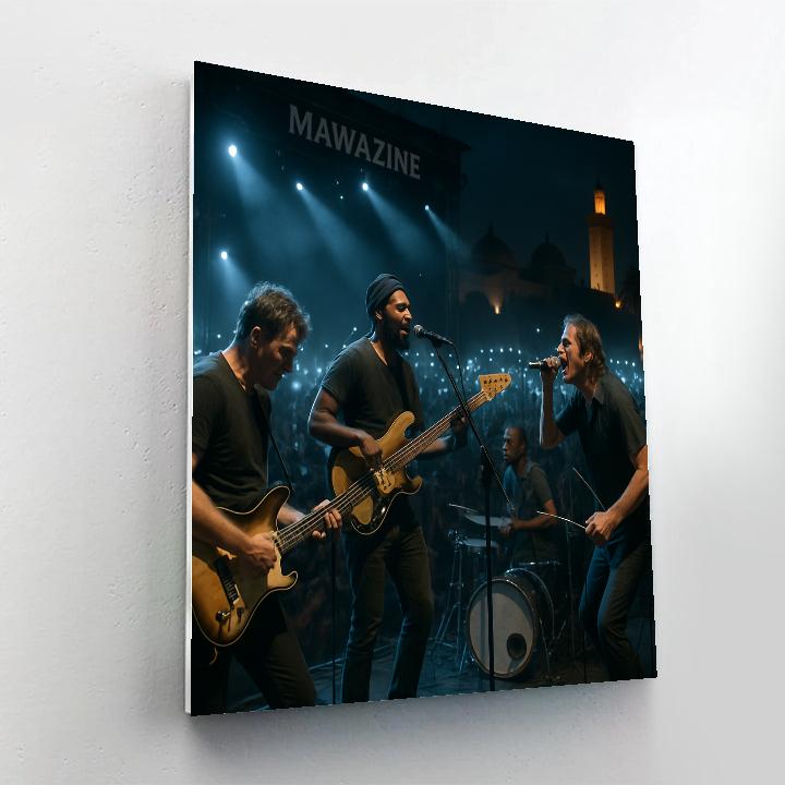 Mawazine World Music Stage Numbered painting kits