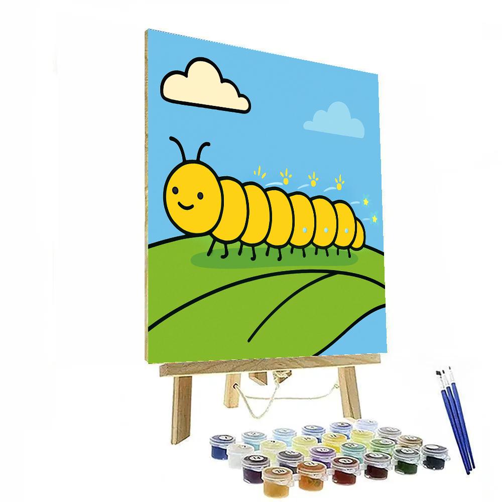 Comet Trail Caterpillar Paint by numbers kits