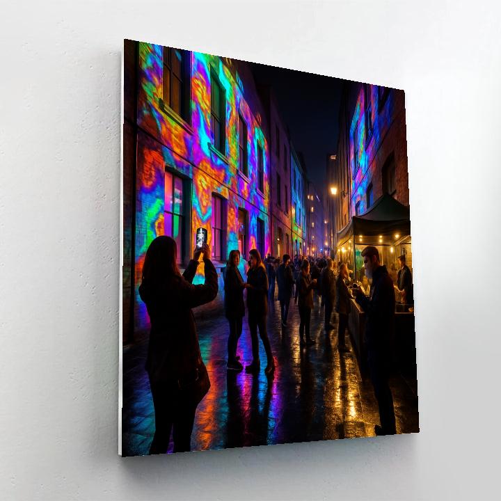 Laneway Light Festival Urban Art Painting by numbers kit