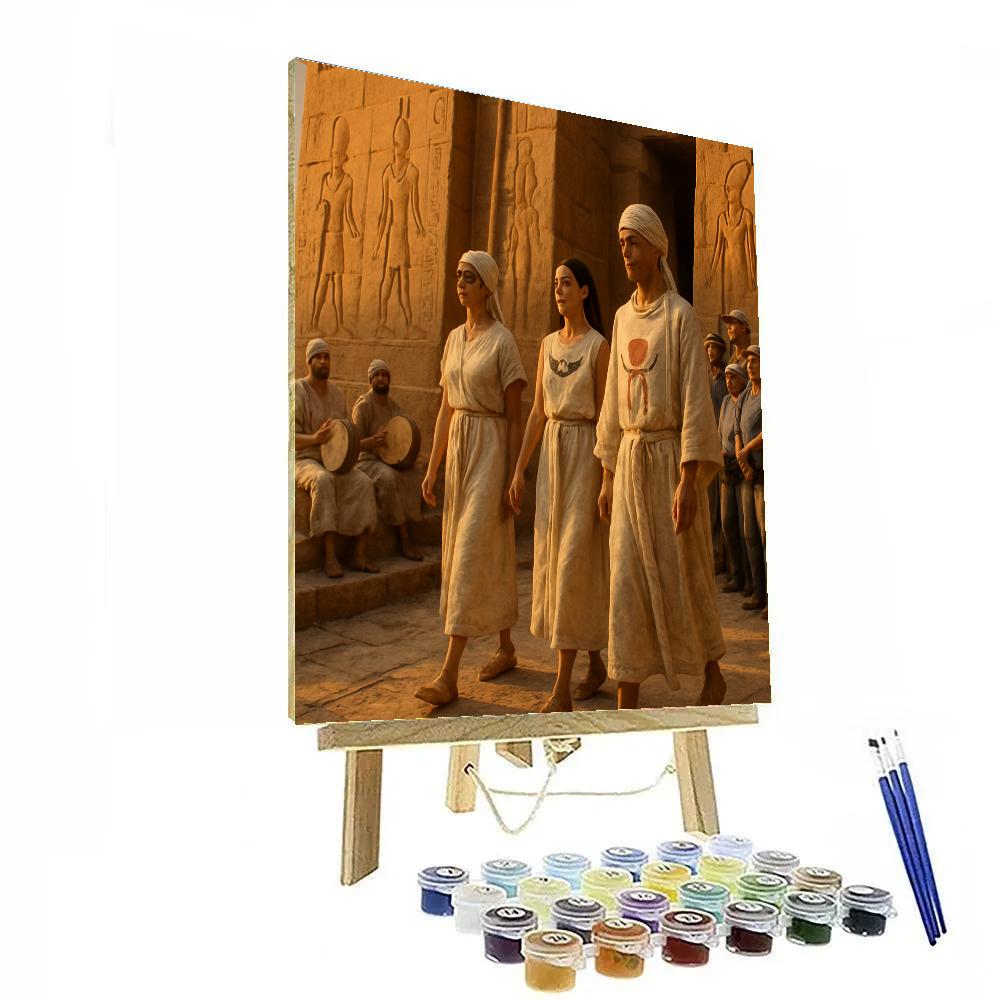 Tetrapylon Festival Egypt Heritage painting number kit