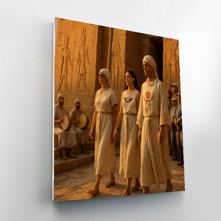 Tetrapylon Festival Egypt Heritage painting number kit