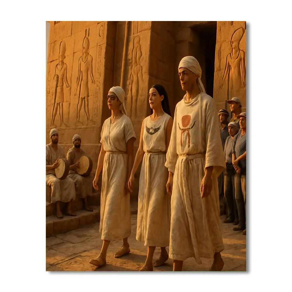Tetrapylon Festival Egypt Heritage painting number kit