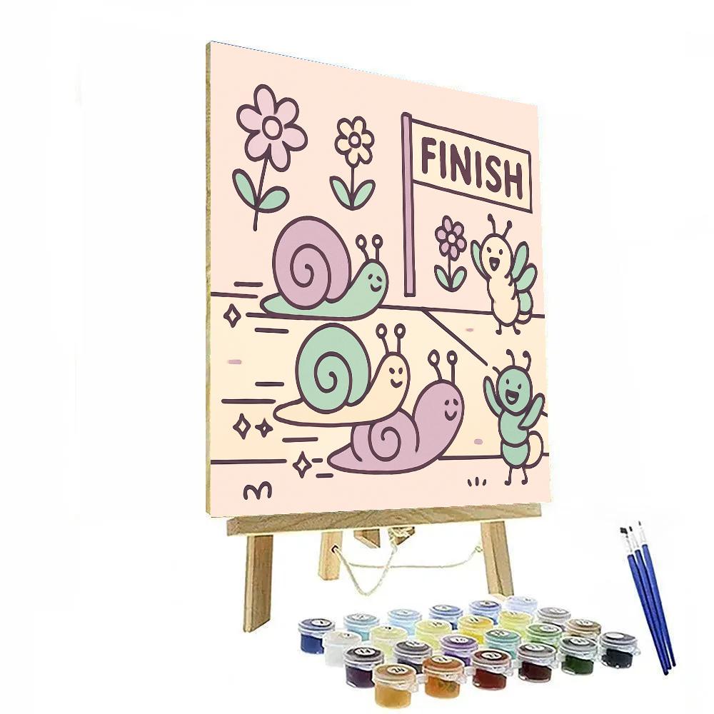 Starglow Snail Race paint by color