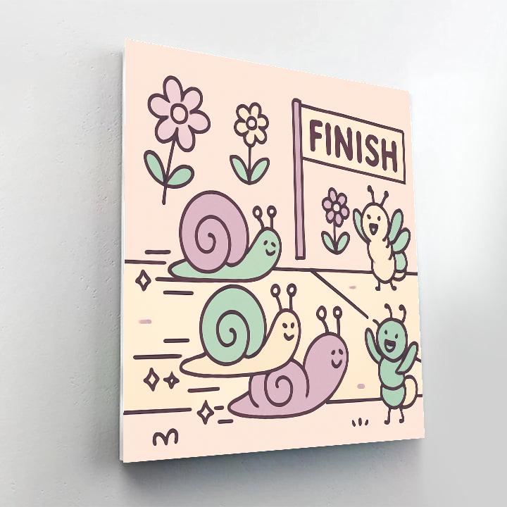 Starglow Snail Race paint by color