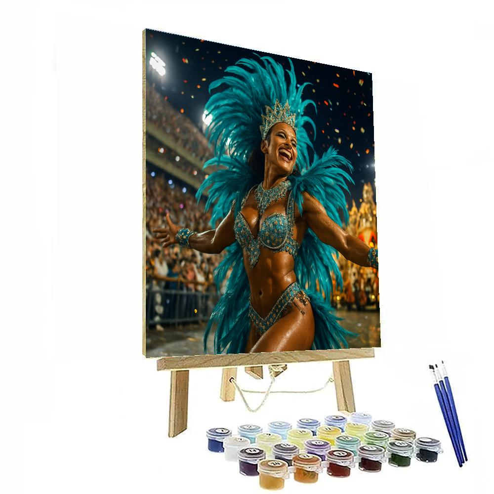 Rio Carnival Samba Queen Paint by numbers art