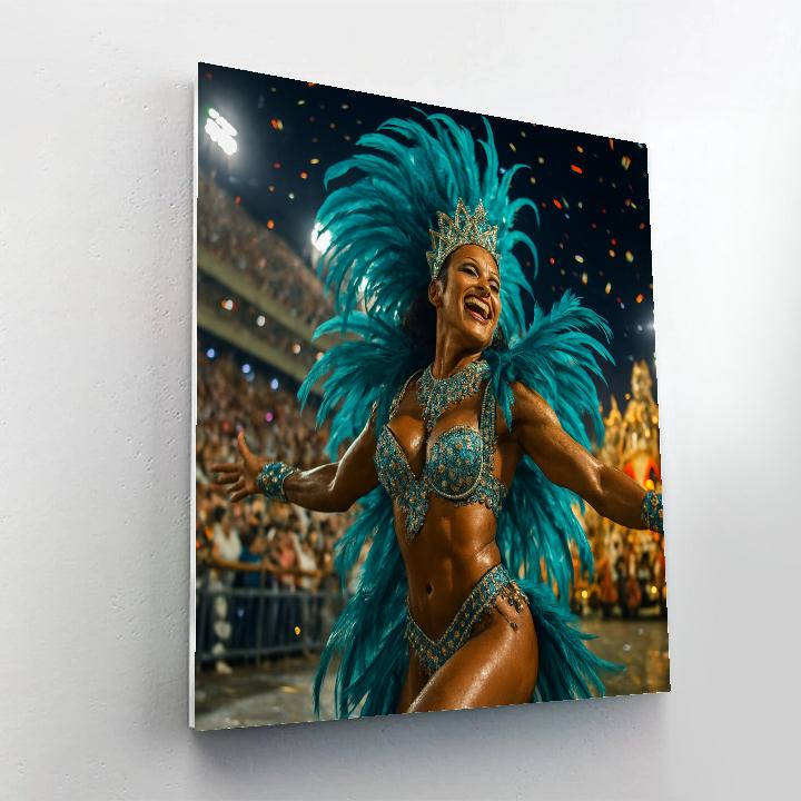 Rio Carnival Samba Queen Paint by numbers art