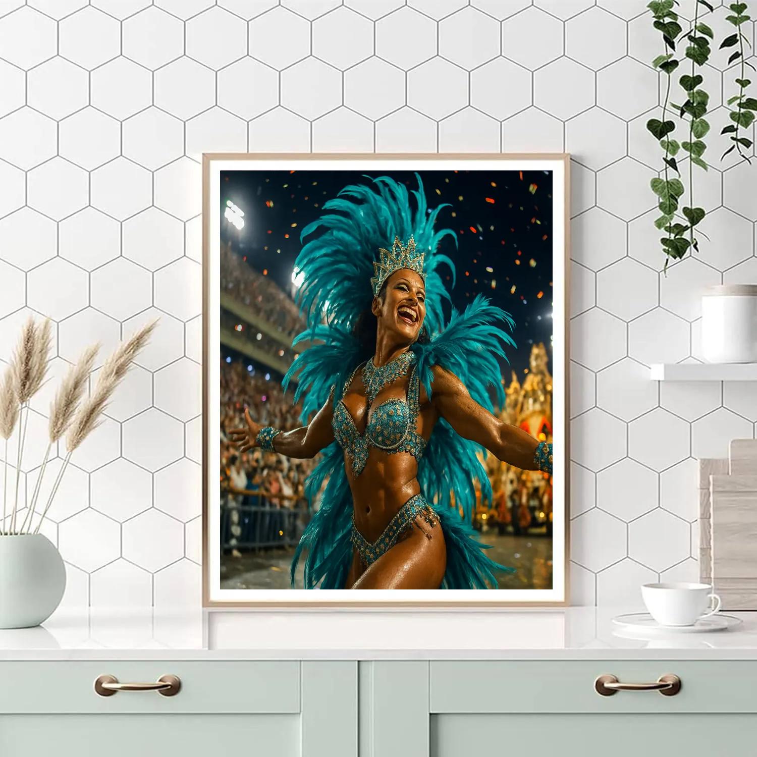 Rio Carnival Samba Queen Paint by numbers art