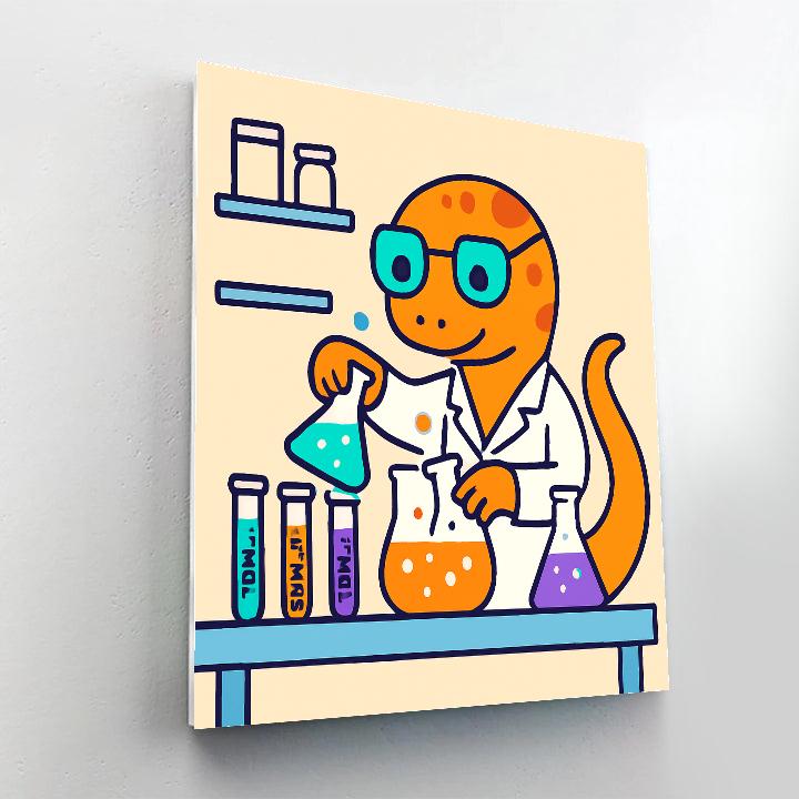 Stardust Salamander Lab painting number kit