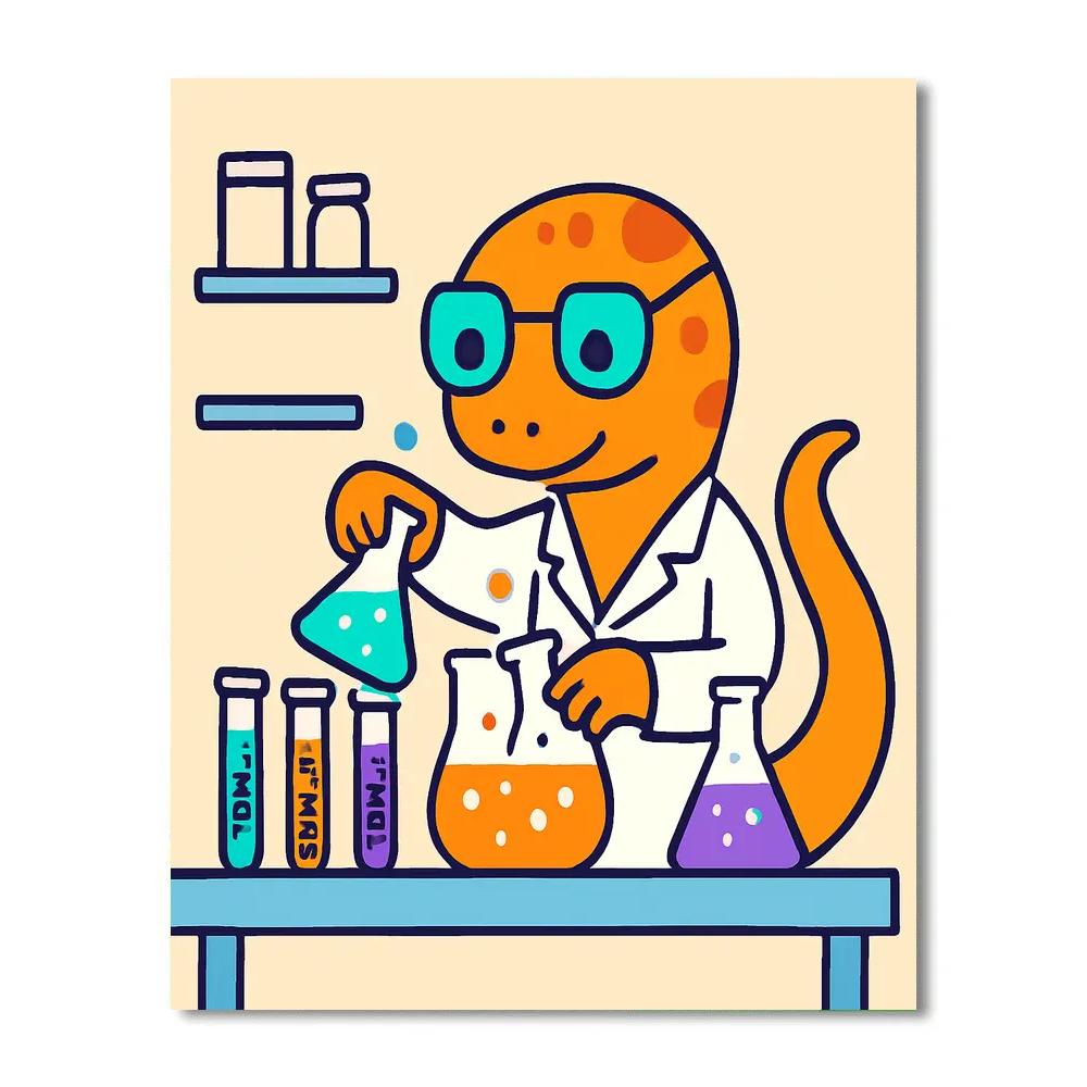 Stardust Salamander Lab painting number kit