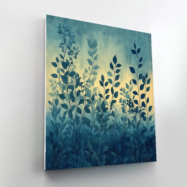 Leonardo Da Vinci Inspired Aurora Garden Number painting