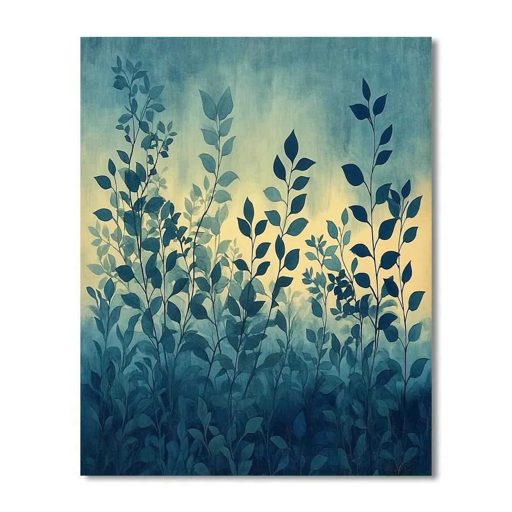 Leonardo Da Vinci Inspired Aurora Garden Number painting