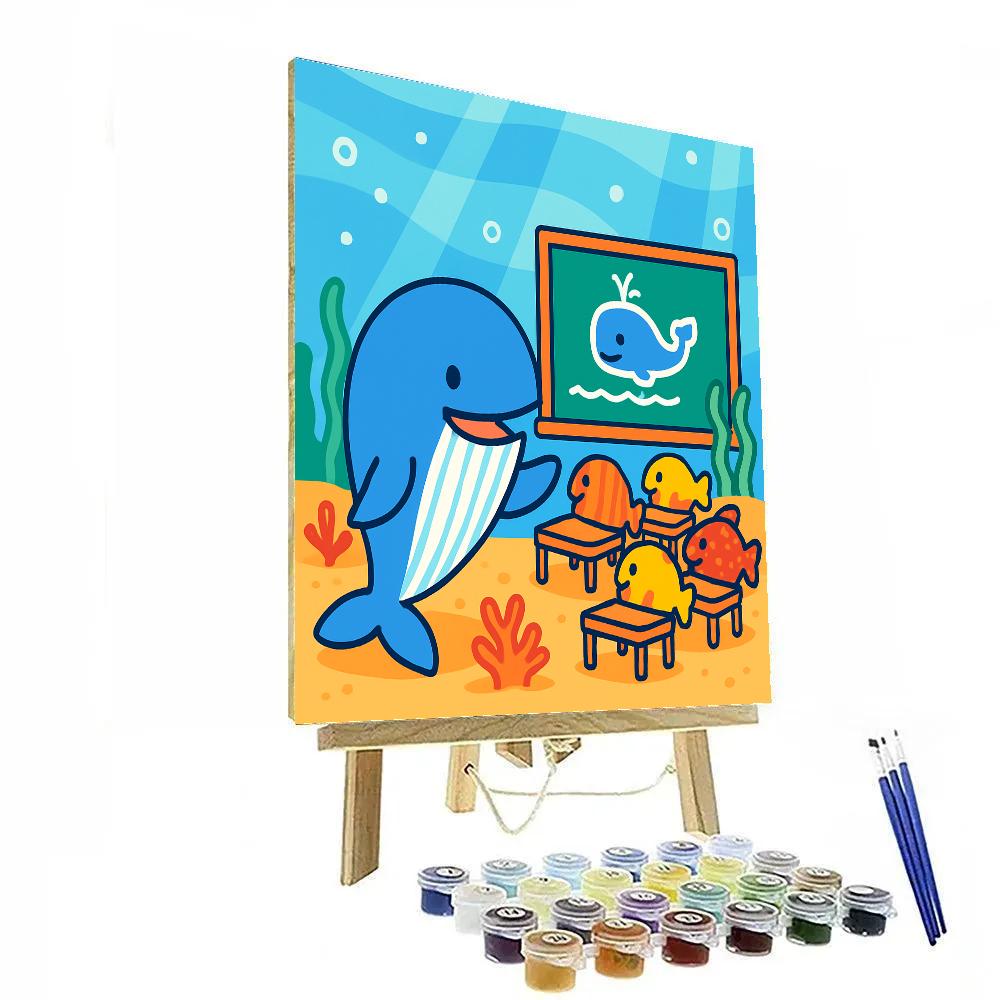 Underwater Classroom paint by number