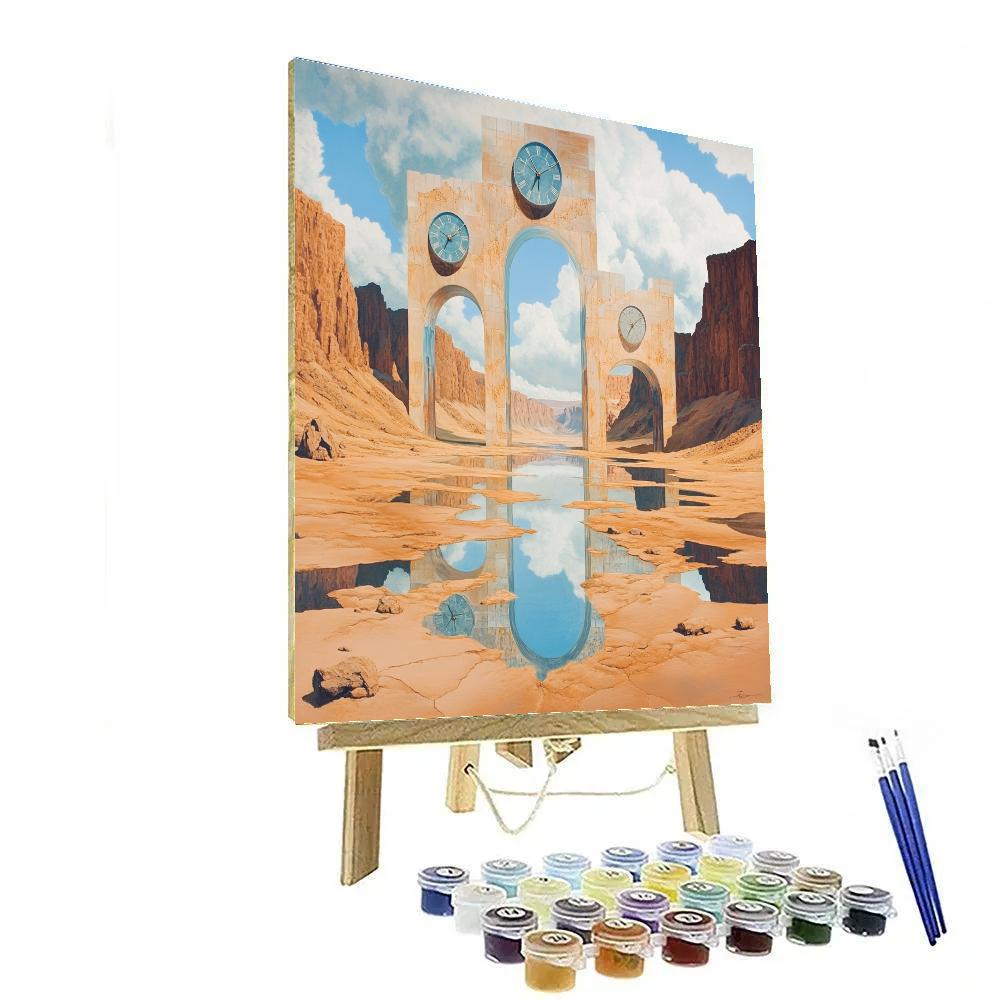 Dali Inspired Desert Dreams Painting by numbers kit