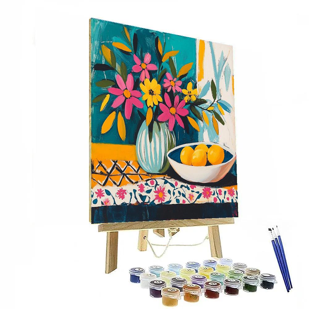 Matisse Inspired Floral Still Life Painting by numbers kit