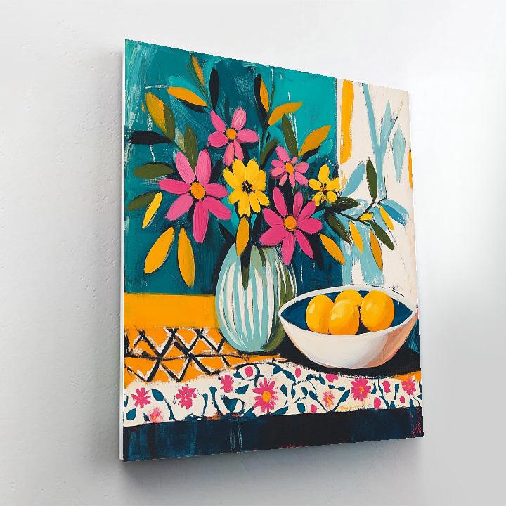 Matisse Inspired Floral Still Life Painting by numbers kit