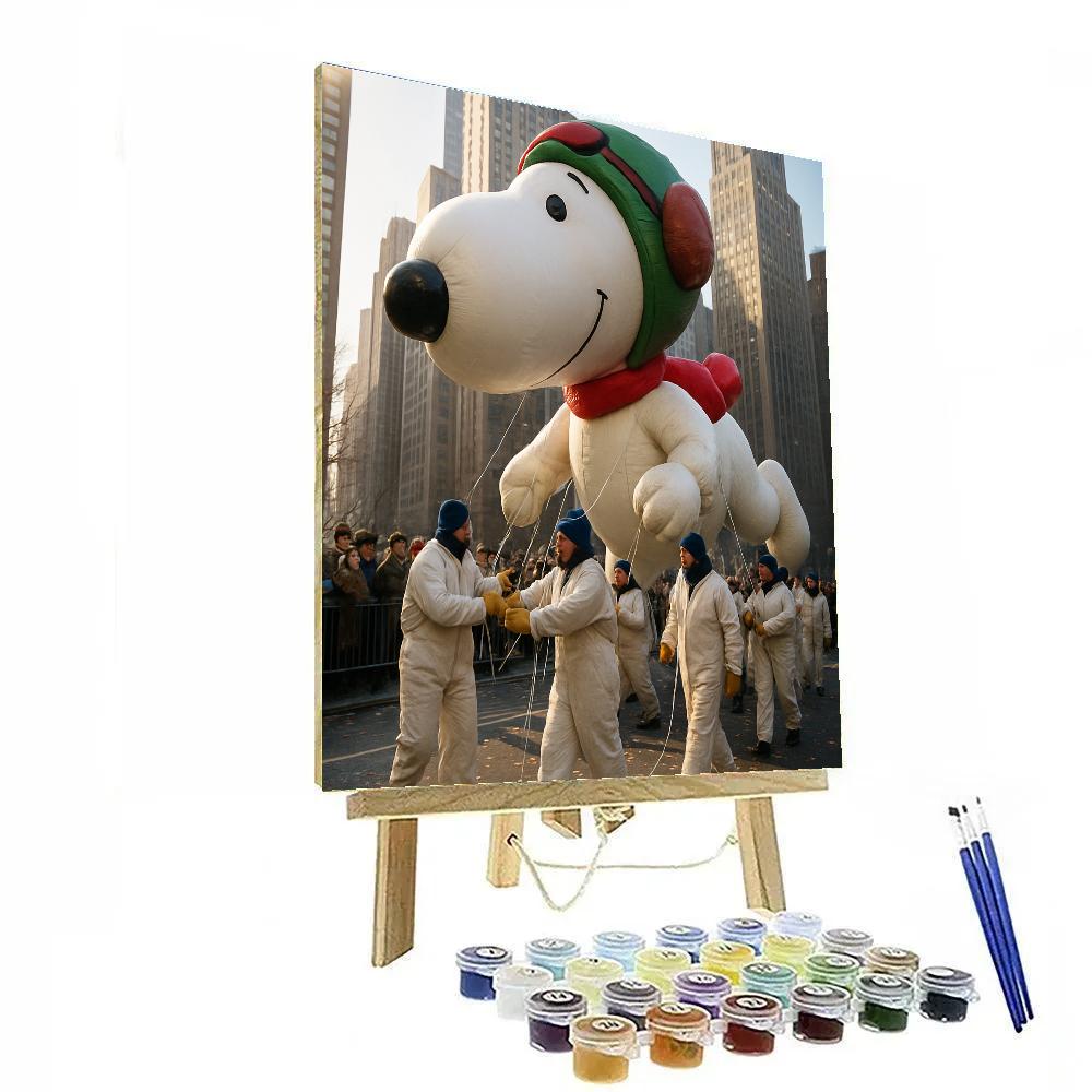 Thanksgiving Parade Balloon Lift paint by color