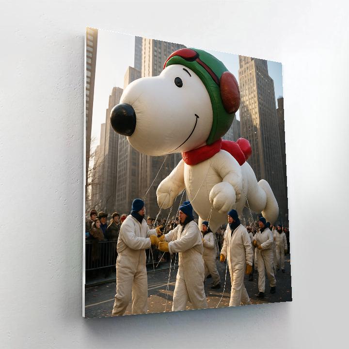 Thanksgiving Parade Balloon Lift paint by color