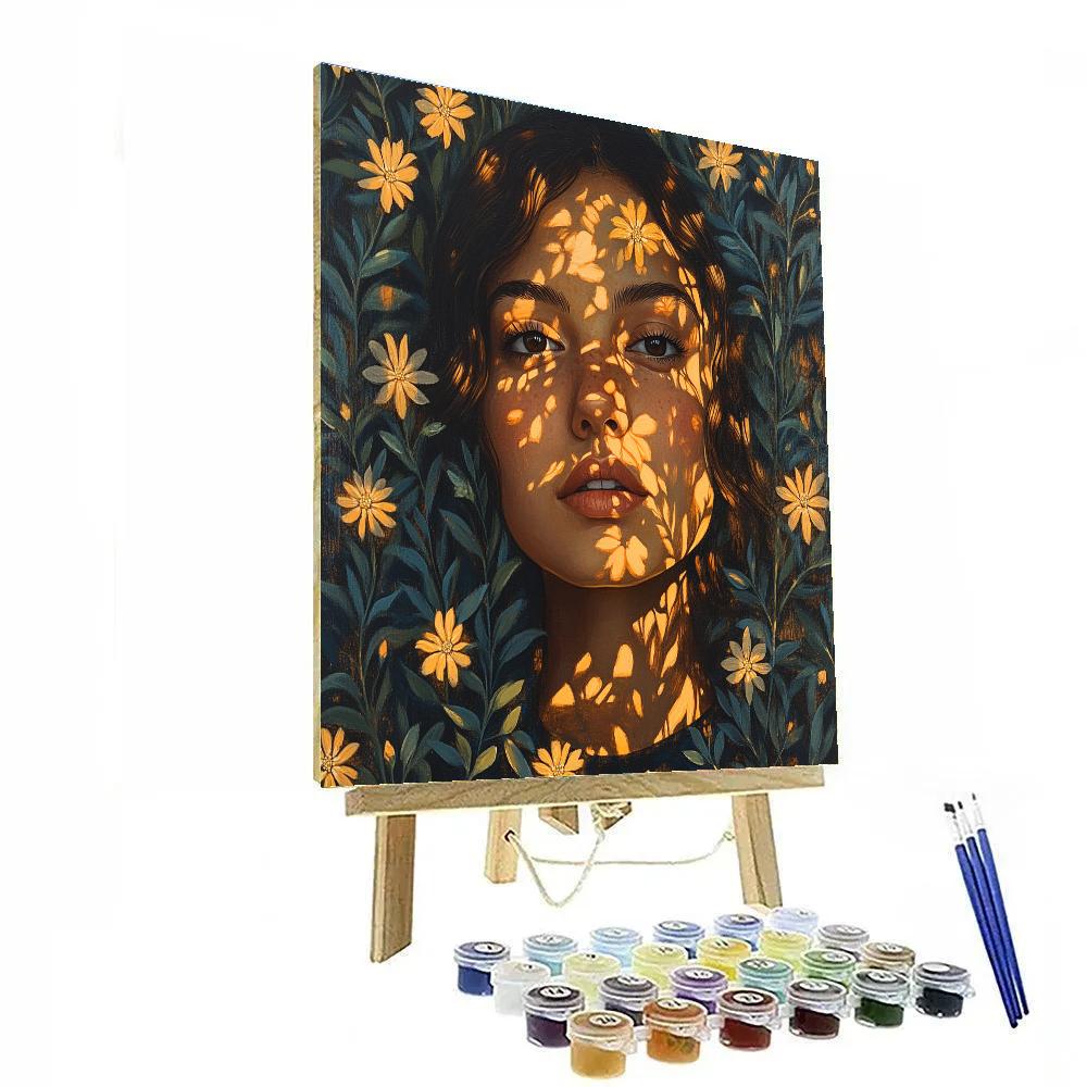 Frida Kahlo Inspired Self Reflection DIY paint by numbers
