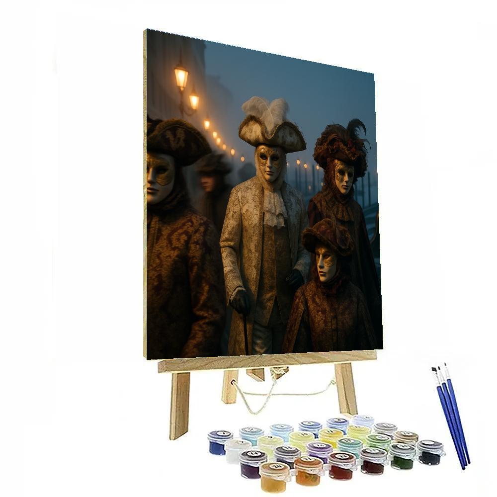 Carnival Of Venice Masked Procession DIY paint by numbers