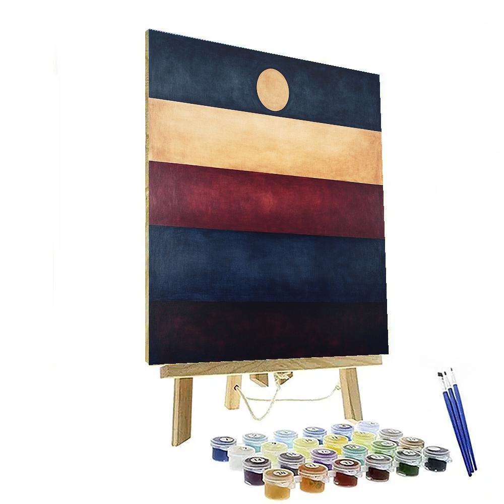 Rothko Inspired Evening Calm paint by color