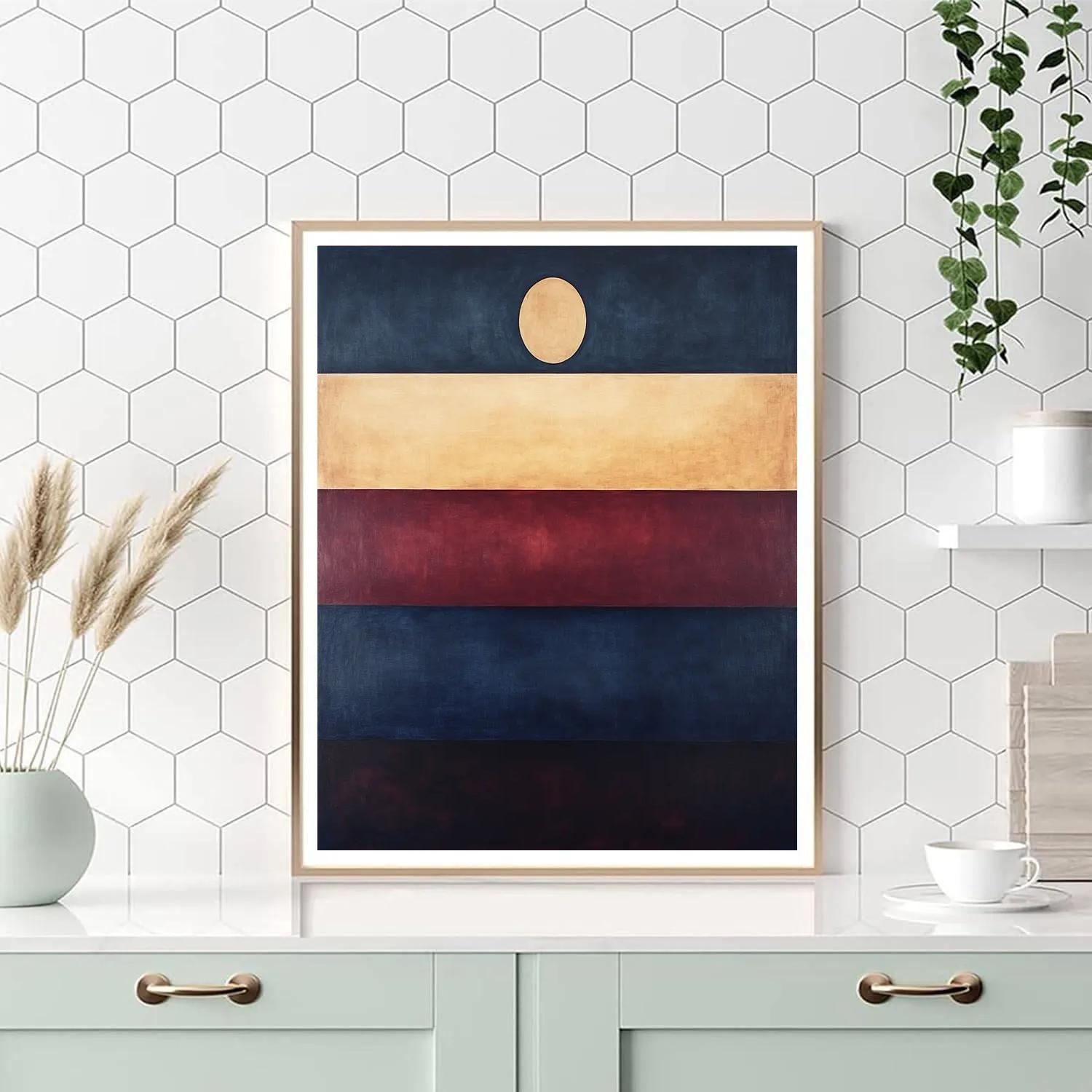 Rothko Inspired Evening Calm paint by color