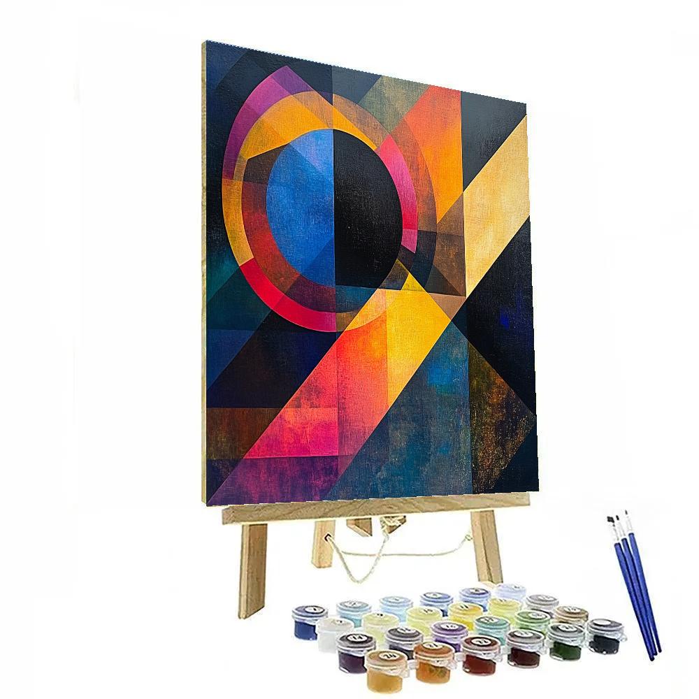 Kandinsky Inspired Celestial Concert Numbered painting kits