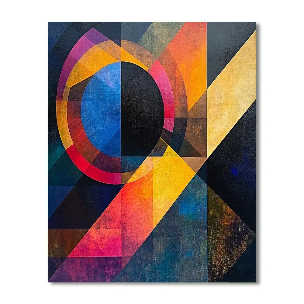 Kandinsky Inspired Celestial Concert Numbered painting kits