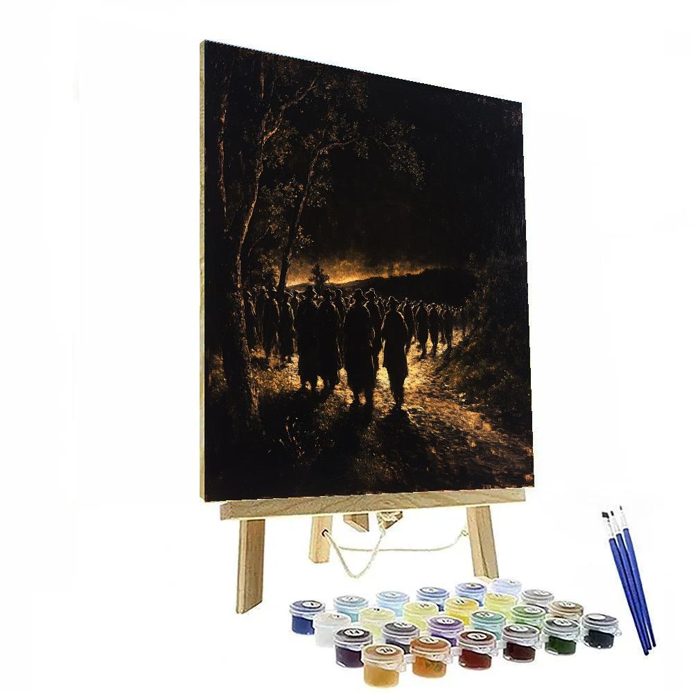Goya Inspired Midnight Procession Paint by numbers kits