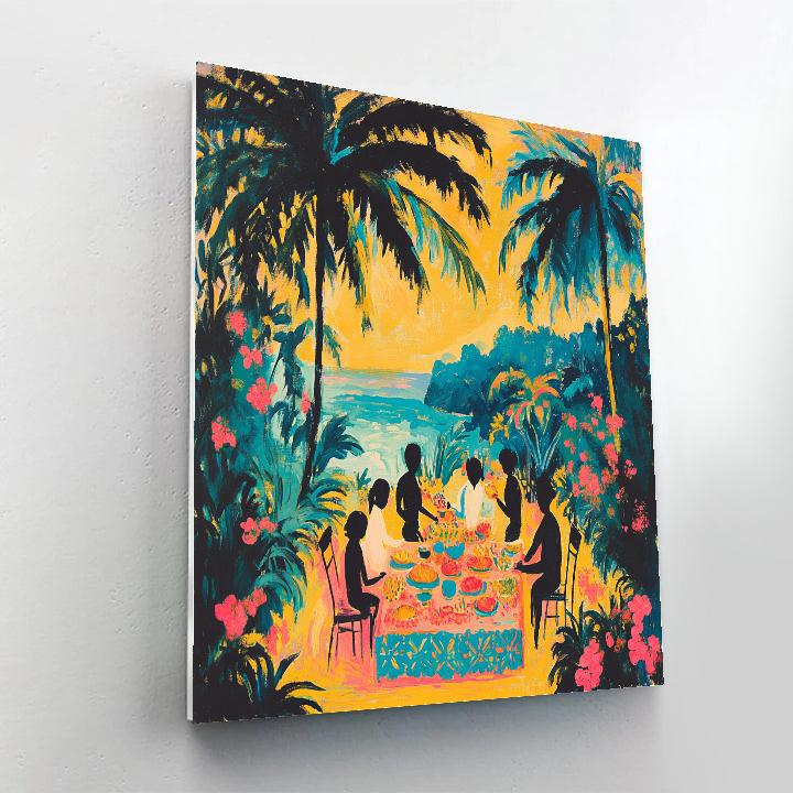Gauguin Inspired Island Feast Numbered painting kits