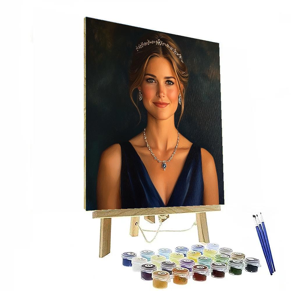 Sargent Inspired Portrait In Evening Light paint by numbers