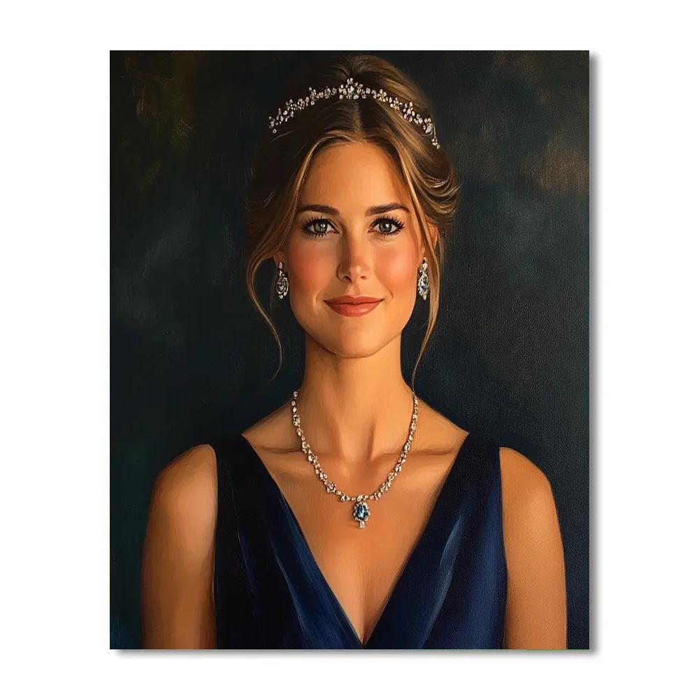Sargent Inspired Portrait In Evening Light paint by numbers