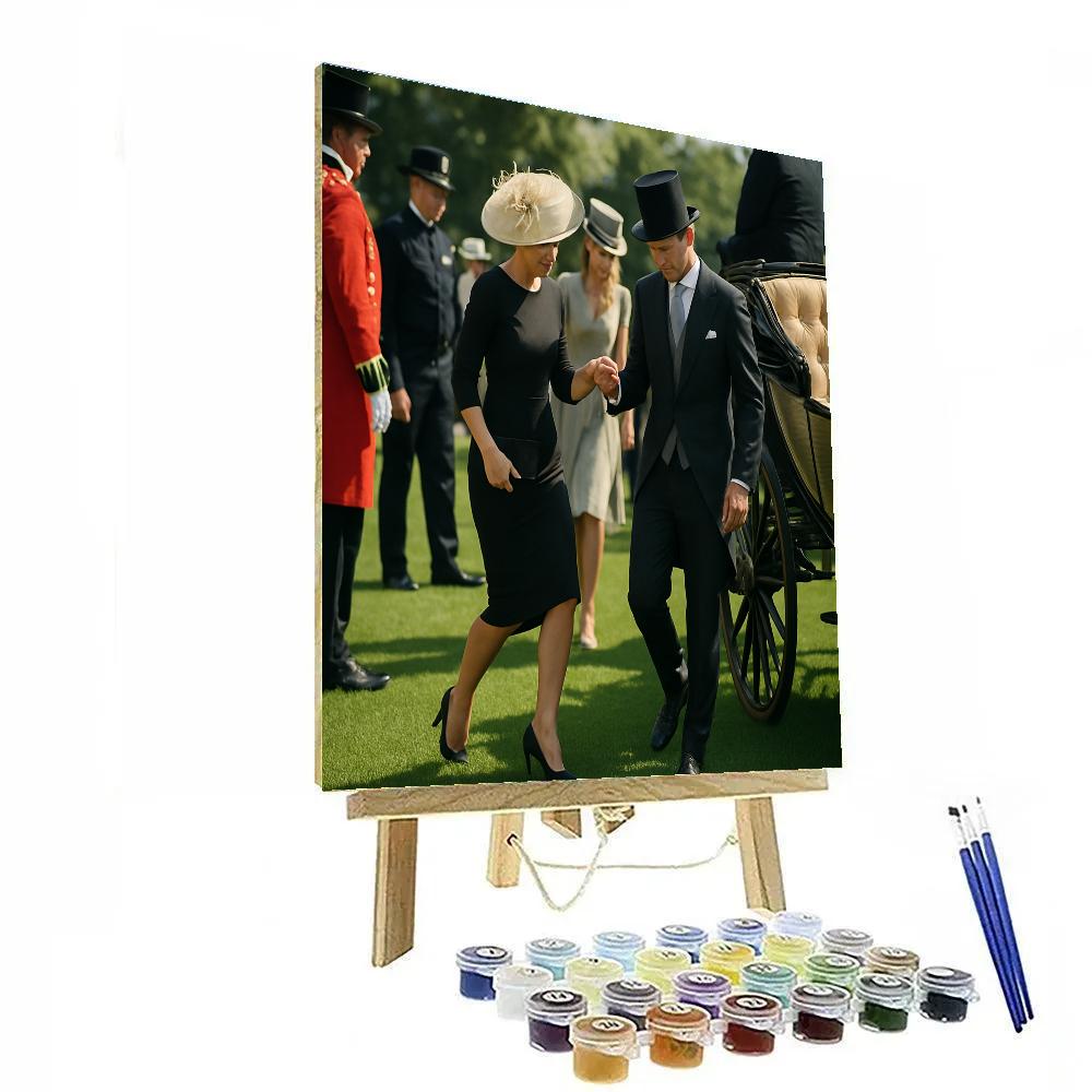 Windsor Ascot Royal Procession Paint by numbers art