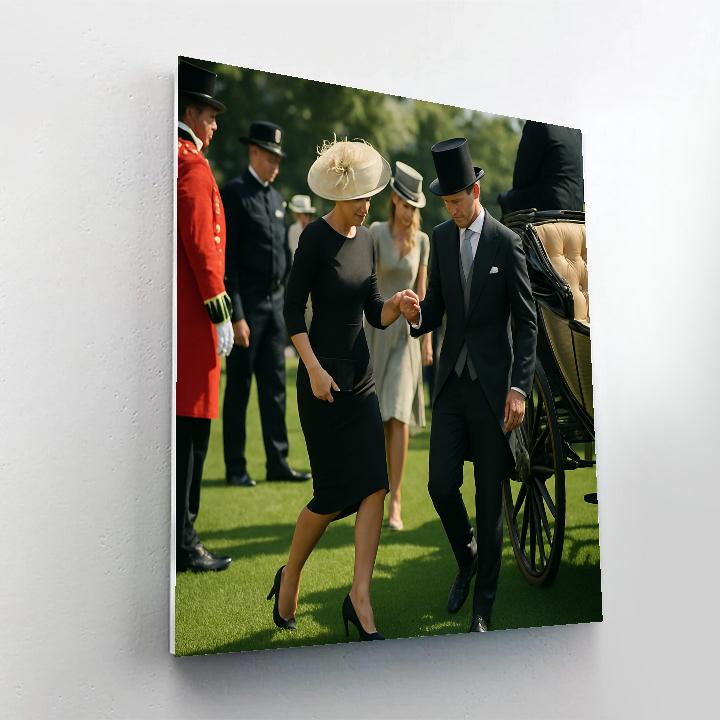 Windsor Ascot Royal Procession Paint by numbers art