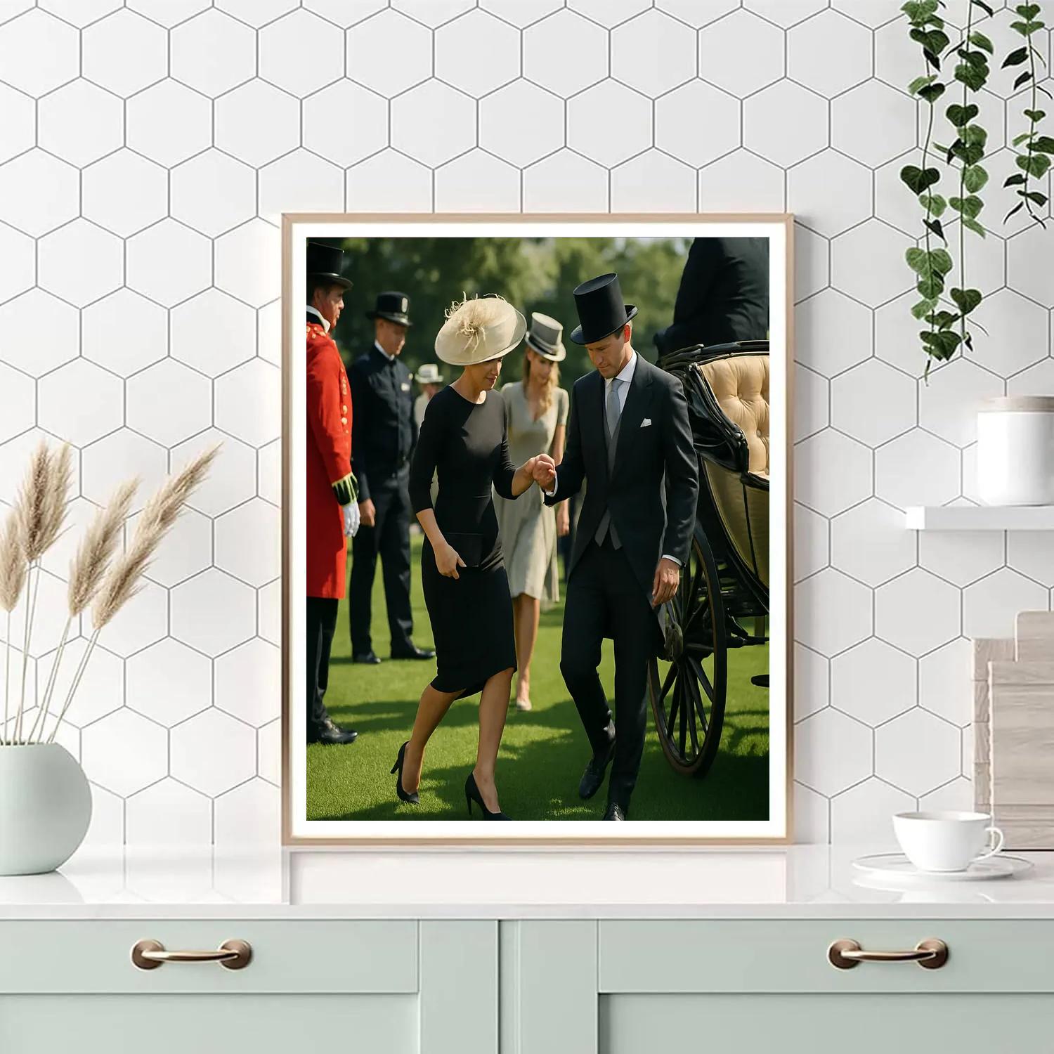 Windsor Ascot Royal Procession Paint by numbers art