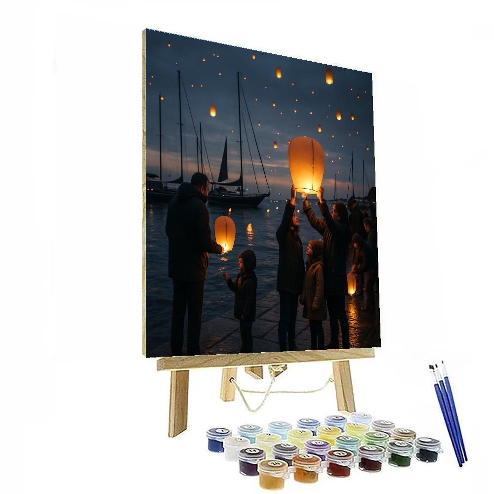 Mid Atlantic Lantern Festival Harbor Paint by numbers kits