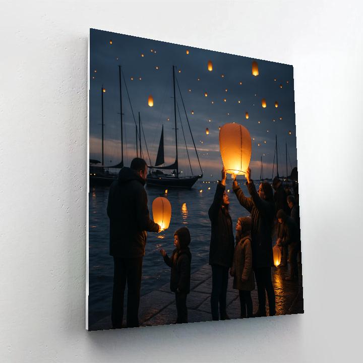 Mid Atlantic Lantern Festival Harbor Paint by numbers kits