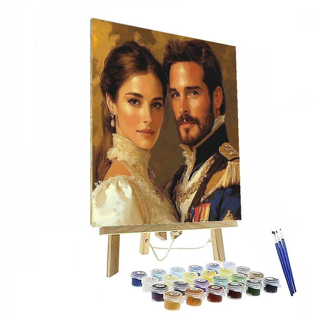 Van Dyck Inspired Aristocratic Couple Paint by numbers kits