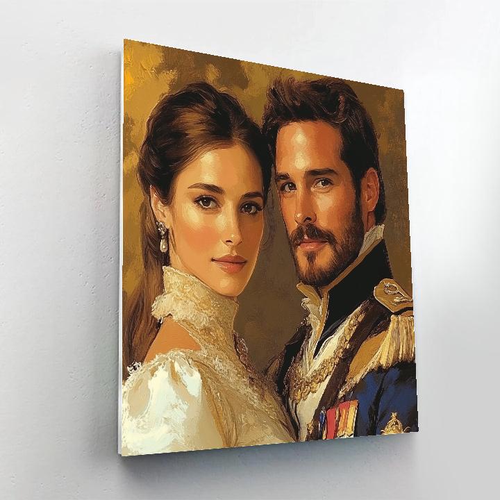 Van Dyck Inspired Aristocratic Couple Paint by numbers kits