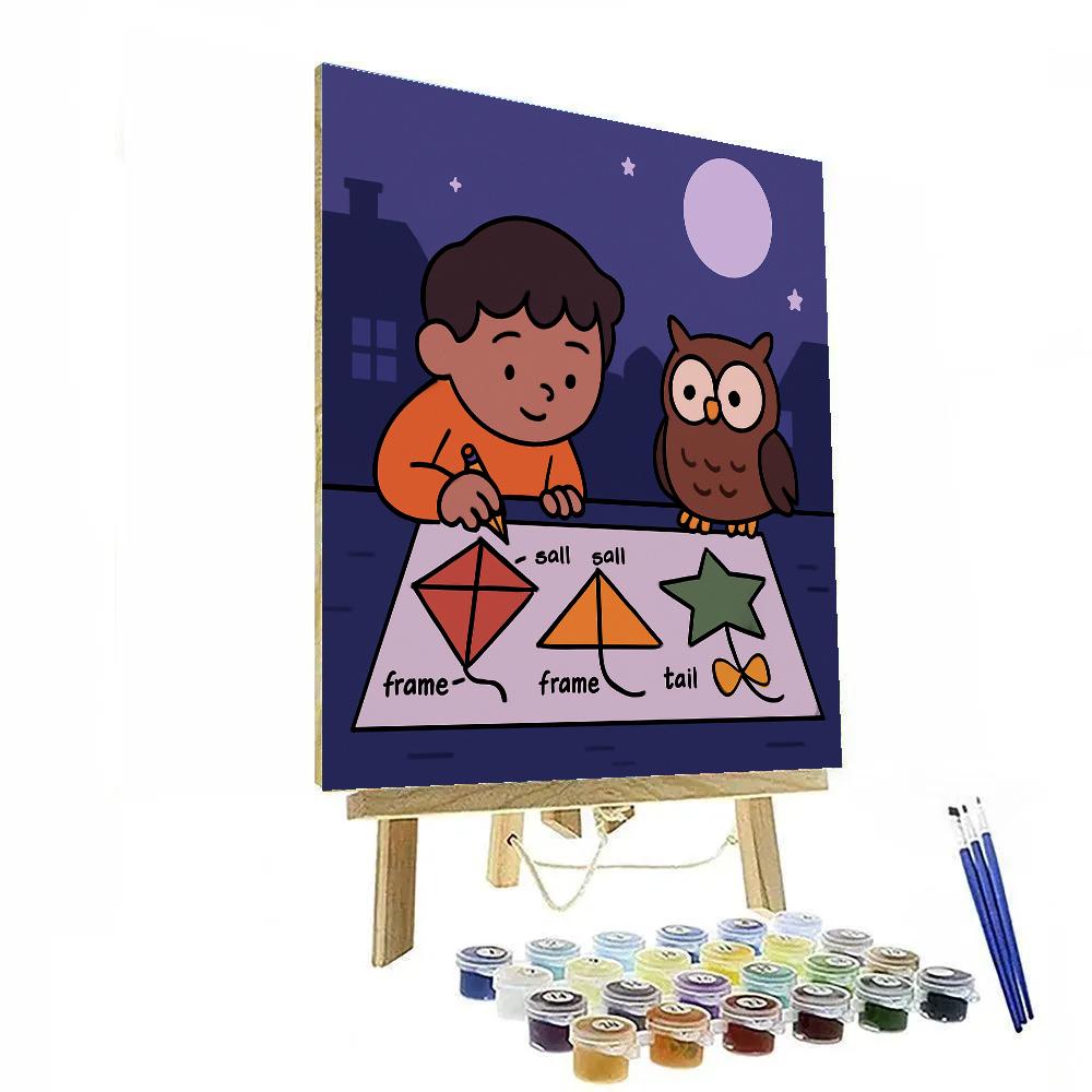 Moonlight Kite Lab paint by color