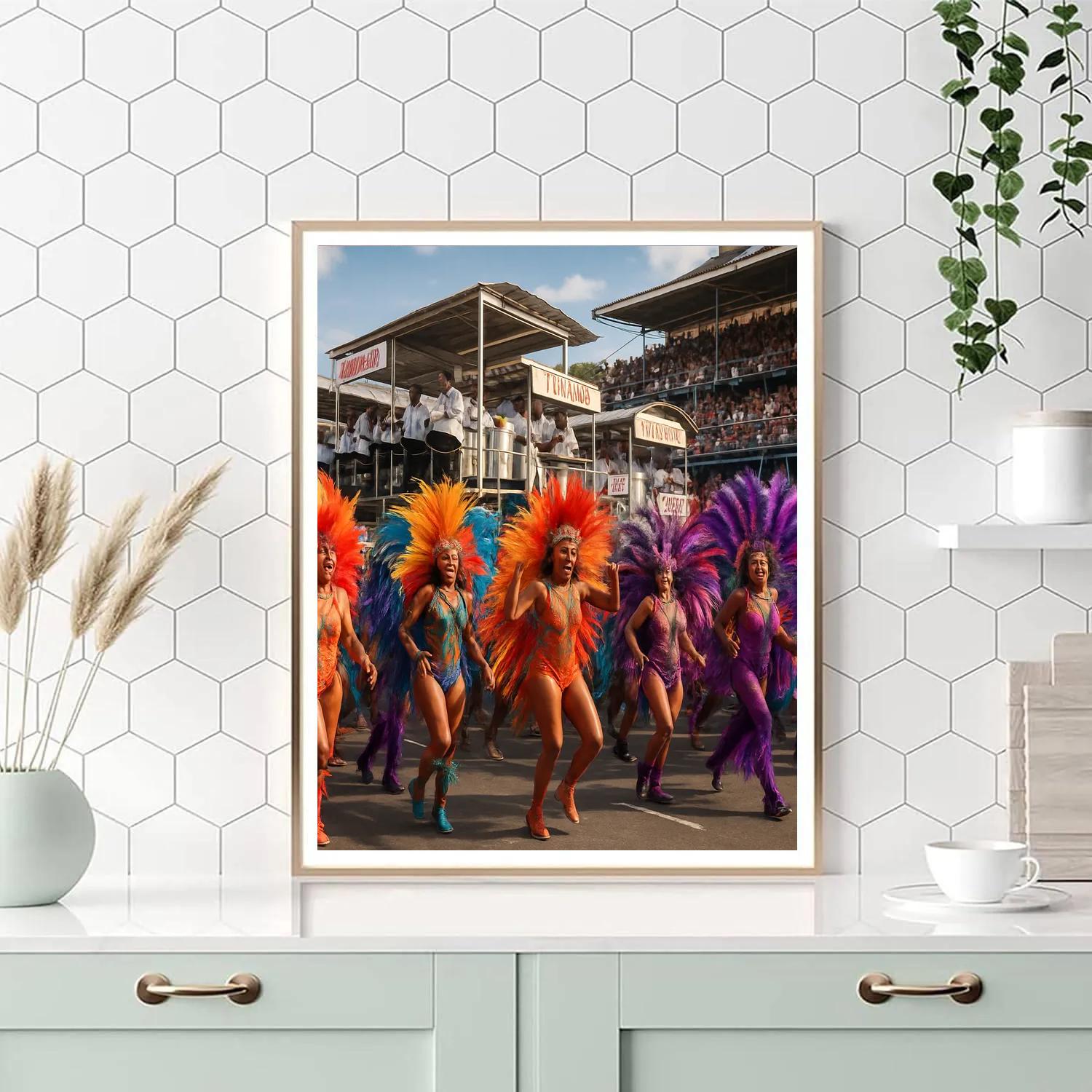 Carnival Trinidad And Tobago Panorama Paint by numbers kits