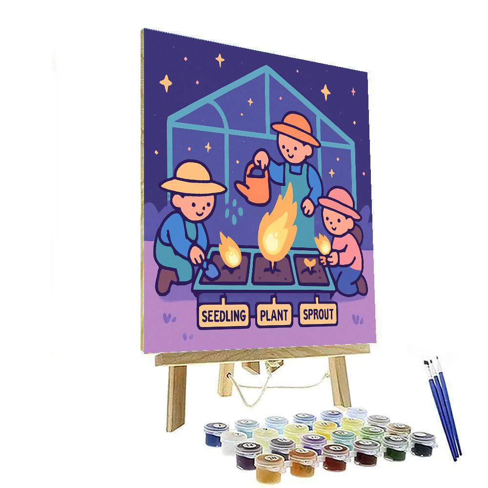 Comet Gardeners Numbered painting kits