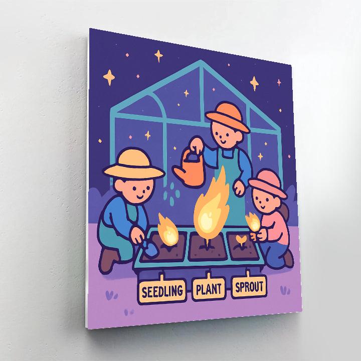 Comet Gardeners Numbered painting kits