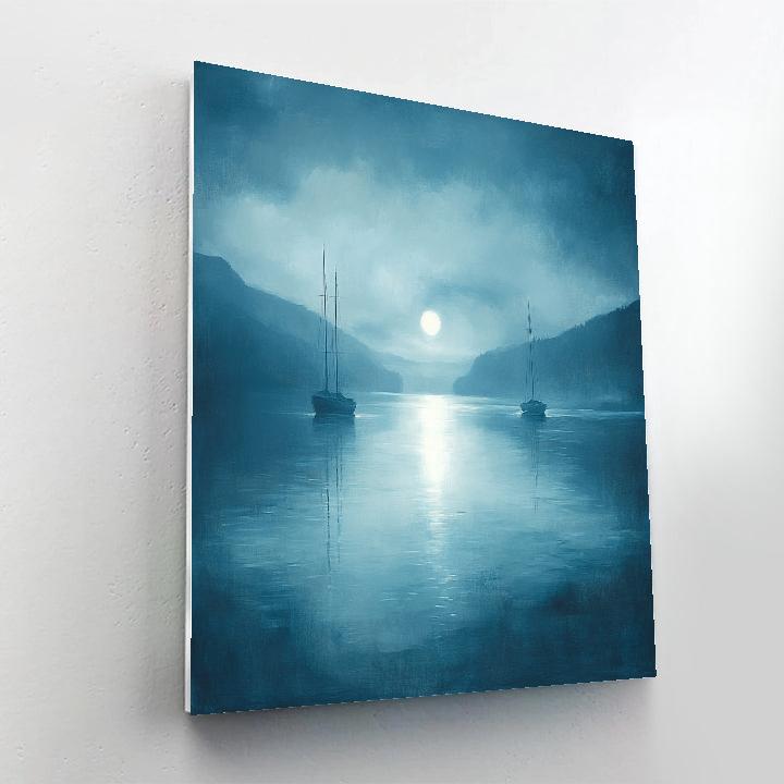 Whistler Inspired Nocturne Port paint by number