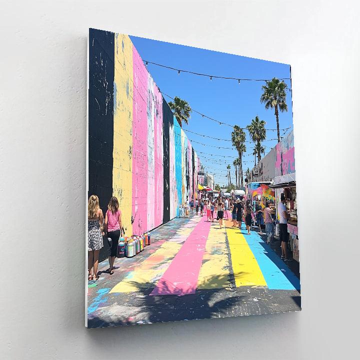 Wynwood Street Murals Walkway Miami United States paint by numbers