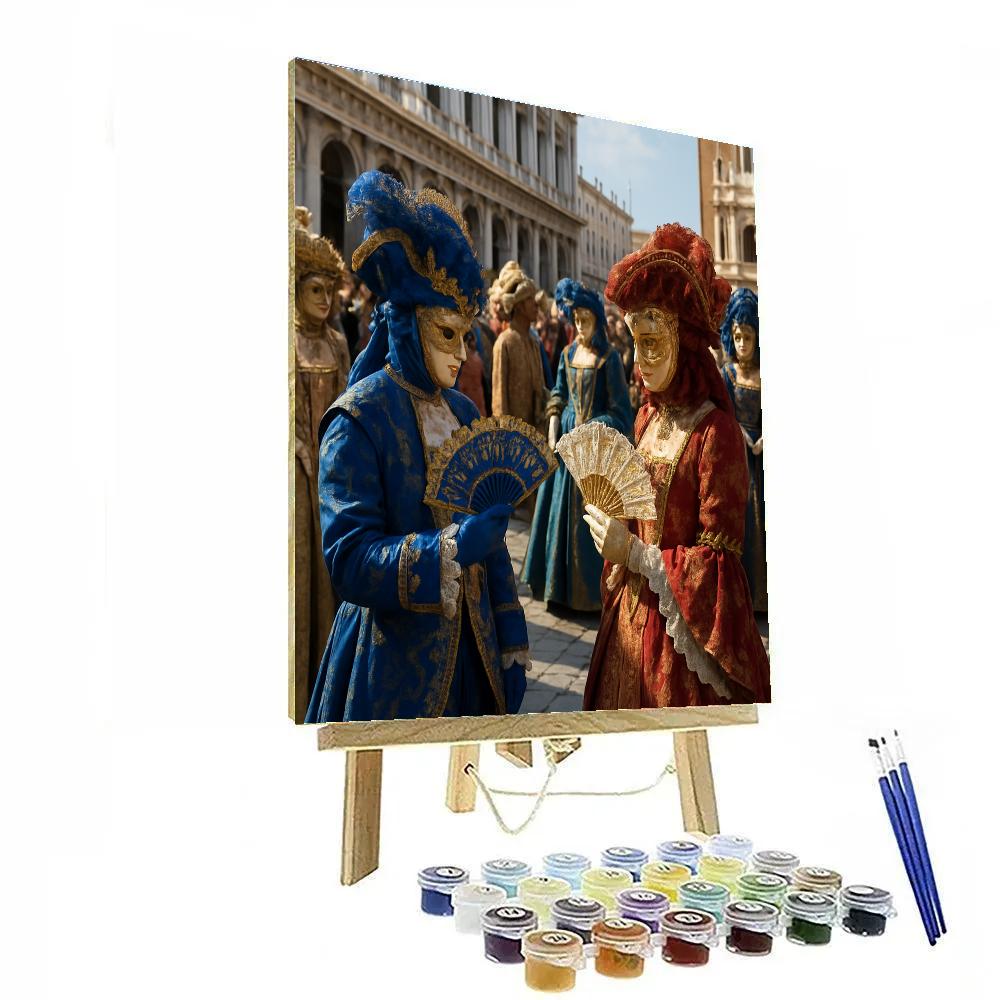 Colorful Carnival Of Venice painting number kit