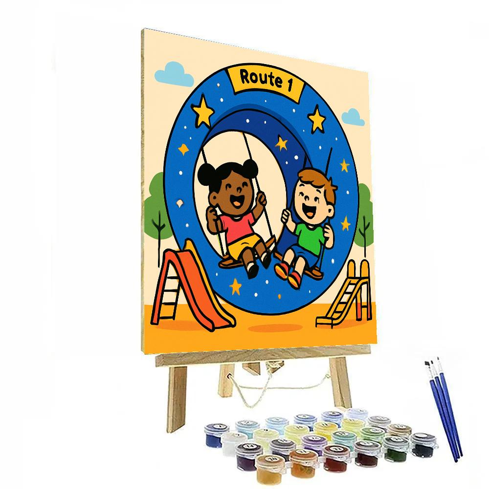 Stargate Swing Set DIY paint by numbers