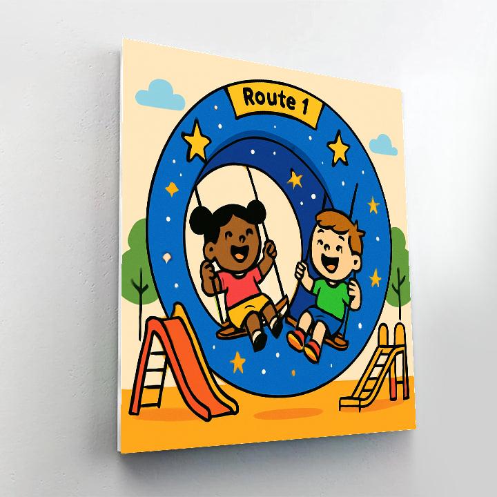 Stargate Swing Set DIY paint by numbers