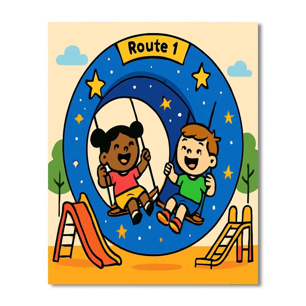 Stargate Swing Set DIY paint by numbers